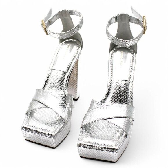 Good American Womens Ankle Strap Open Toe Platform Sandals - Picture 3 of 8